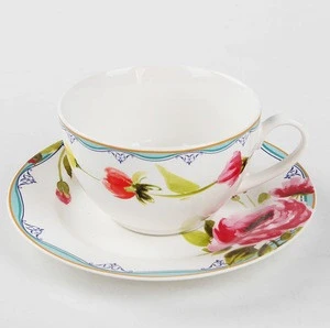 new bone china tea cup and saucer with 220CC