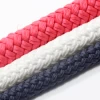 new coast 12mm 18mm custom inch nylon braid rope colored black white blue red braided nylon rope