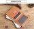 New credit cards holder coin purse brown slim bifold waxed genuine leather man wallets