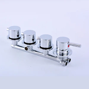 New design Chrome Brass bath shower faucet mixer