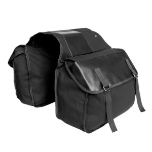 New Design Fashion Large Capacity Custom Canvas Bike Cycling Saddle Bag Bicycle Pannier Rack Bag
