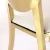 Import new design hotel furniture rose golden events used dining stainless steel party chairs from China