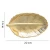Import New Design Luxury Gold Ceramic Plates Leaf Shape Dinner Plates Dish Plate For Home Decoration from China