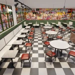 New Design Restaurant Furniture Modern Chaise Et Table Restaurant Mingmeng Furniture Restaurant Sets Diner Booth Restaunrant Set