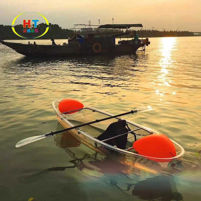 New Design Transparent Polycarbonate Kayak PC Boat For Water Sports