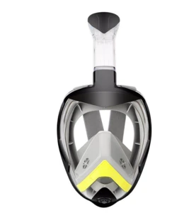New Diving Mask 180 Panoramic View Easy Breathing Snorkel Mask Full Face Folading Mask Snorkel