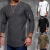 Import New Fashion Men Summer T-Shirt Long Sleeve Casual Crew Neck Slim Fit Cotton Tshirt from China