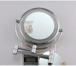 New fashion Stainless steel bathroom wall mirror high-grade double side cosmetic bath mirror