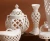 New home art decoration  handmade ceramic handbag design desktop decoration vase