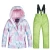 Import New Kids Brands Windproof Waterproof Warm Girls Snow Set Winter Skiing And Snowboarding Jacket Children Ski Suit from China