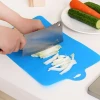 New Kitchen Cooking Tools Flexible PP Plastic Non-slip Hang hole Cutting Board Food Slice Cut Chopping Block