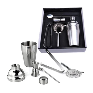 New Luxury Bartender Tool cocktail shaker cup set ,bar mixed set