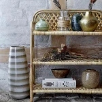 New Model Hot Trend 3 Floors Natural Rattan Storage Shelf And Book Shelf Home Decor Rattan Funiture Shelves Indoor Funiture