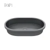New Product Lavatory Undermount Install Single Bowl Gold Vessel Sink For Shopping Mall