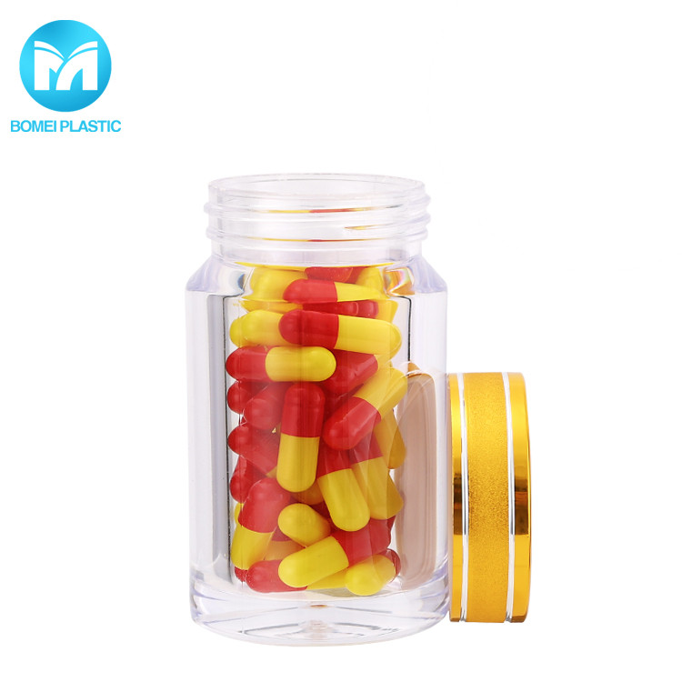 Buy New Product Plastic Round Pill Plastic Container Bottles With Lid ...