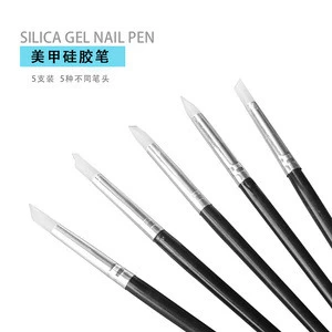New products 5pcs silicon head nail brush set for sale