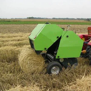 New round baling baler 0850 matched with tractor for sale