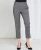 Import New Slim Ladies Office Pants Fashion Checkered Career Trousers Women from China