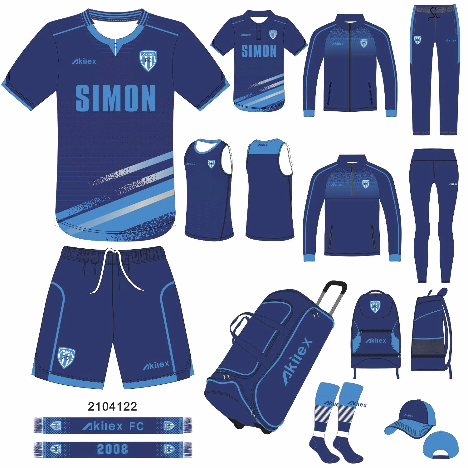 new style good quality club and team custom football kits full set soccer kit for mens practice football shirts