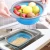 Import New Trend Heat Resistant Kitchen Collapsible Silicone Colander Fruit Vegetable Strainer Set from China