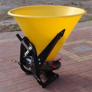 New type CDR lawn fertilizer spreader for spreading inorganic fertilizer by tractor 3 point hitch