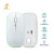 Import New Ultra-thin Mini Wireless Mouse Silent Mute Rechargeable Led Colorful Lights Computer Mouse from China