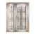 Import New wholesale stylish stainless steel door gate design cheap stainless steel door from China