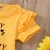 Import Newborn  Cute Clothing Set  Girl Letter Romper summer  Bodysuit Sunflower Print Pants Headband 3pcs Outfits from China