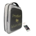 Newest Mobile Phone Control Smart LED Backpack Walking Advertising LED Backpack Custom DIY Dynamic LED Backpack Power Bank RGB