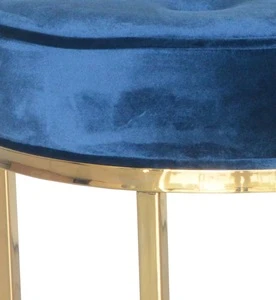 Newest round metal tufted stools sofa side stool