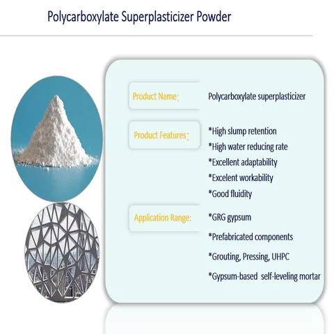 Nice Price Building Materials Additives Polycarboxylate Superplasticizer PCE Powder for Concrete Cement Products