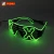 Import Night Club Accessory Novelty Led Glasses Event Party Supplies EL Wire Shutter Glasses Festival Party Prop Fancy Light Up Glasses from China