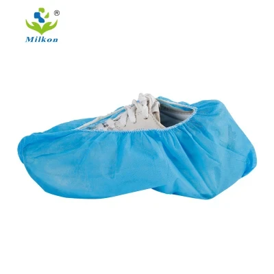 Non Woven Fabric Disposable Shoecover Elastic Band Breathable Dustproof Anti-Slip Shoe Covers