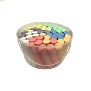 Nontoxic 50-Count Assorted Colors Washable Kids Drawing Art Outdoors Sidewalk Chalk