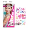 OEM kids tattoo Colorful Glitter Tattoo Stickers art printing body tattoo sticker Amazon FBA
