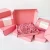 Import OEM Packaging Custom Design Fancy Pink Shipping Corrugated Paper Box from China