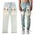 Import OEM slim fit jeans vintage casual work denim pants trousers washed cargo combat denim mens jeans stock from China