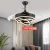 Import Office decorative led pendant light hotel chandelier home decor gold luxury fan ceiling light from China