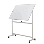 Office Double Sides Moveable Reversible Magnetic White Board with Wheels