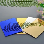 one way laser cutting mirror acrylic sheet color mirror acrylic plastic sheet