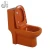 Import Orange color ceramic sanitary ware one piece wc toilet seat from China