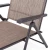 Import Outdoor Adjustable Folding Chaise Reclining Lounge Chairs Brown from China