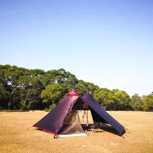 Outdoor Camping Large Tarp Sun Shelter A Tower Tent  Base Camp Tents