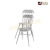 Import Outdoor Chair Restaurant Dining Metal Chair French Vintage Retro Industrial Metal Iron Windsor Chair For Balcony Garden from China