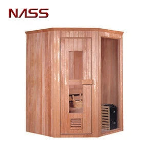 outdoor dry sauna wet steam room OEM wood steam sauna room