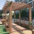 Import Outdoor economic Waterproof Pest Resistant Landscaping Engineered Wood Garden WPC Composite Pergola from China