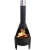 Import outdoor heaters modern fireplace outdoor chimenea screen for animals from China