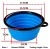 Import Outdoor travel silicone foldable collapsible pet dog bowl from China