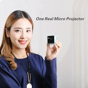 P1+ WIFI Mini Projector Pocket Smart Micro Projector 1080p Portable HD Home Theater for Android IOS Smartphone Laptop Tablet PC