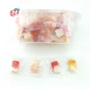 Packed confectionary jelly soft candy fruit shape gummy